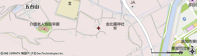 高知県高知市五台山3903周辺の地図
