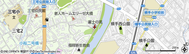 博多温泉・富士の苑周辺の地図