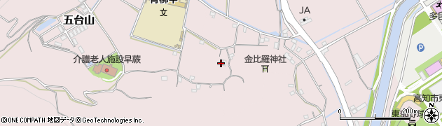 高知県高知市五台山3889周辺の地図