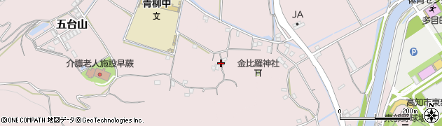 高知県高知市五台山3905周辺の地図