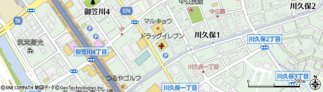 キャンドゥ大野城川久保店周辺の地図