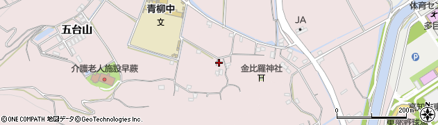 高知県高知市五台山3909-1周辺の地図
