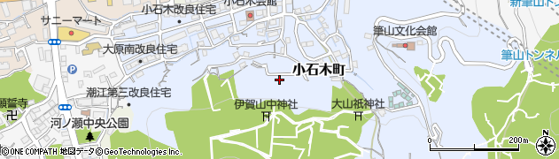 小石木町西ノ丸緑地周辺の地図