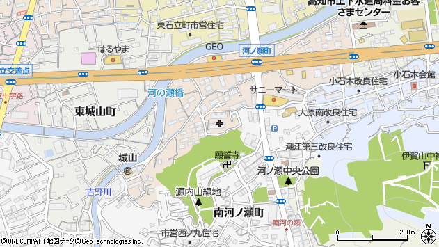 〒780-8035 高知県高知市河ノ瀬町の地図