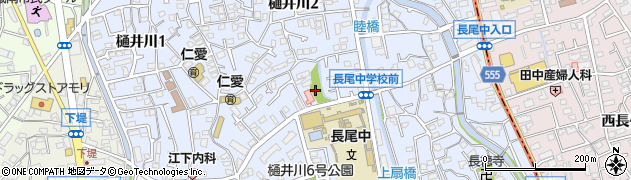 樋井川公園周辺の地図