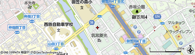 第一交通株式会社大野城営業所周辺の地図