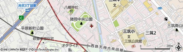 三筑会館周辺の地図