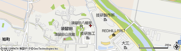高知県香南市赤岡町（須留田）周辺の地図