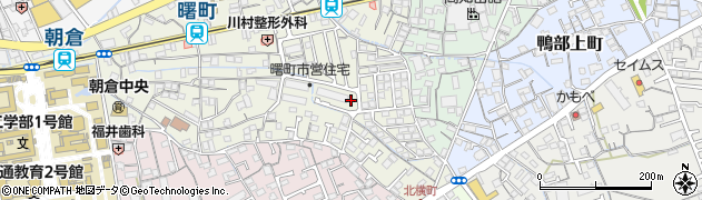 朝倉曙町市住公園周辺の地図