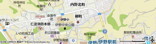 高知県吾川郡いの町柳町36周辺の地図