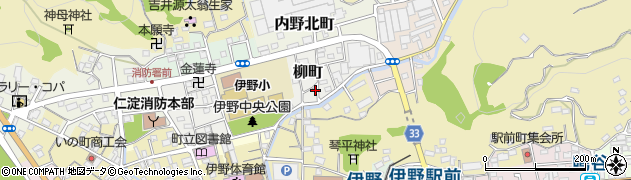 高知県吾川郡いの町柳町40周辺の地図