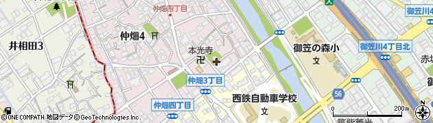 地禄神社周辺の地図