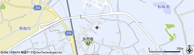 大分県宇佐市蜷木1650周辺の地図