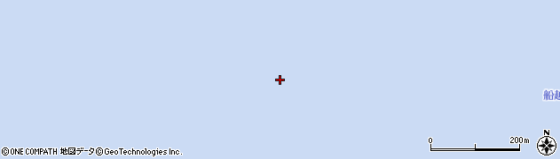 船越湾周辺の地図