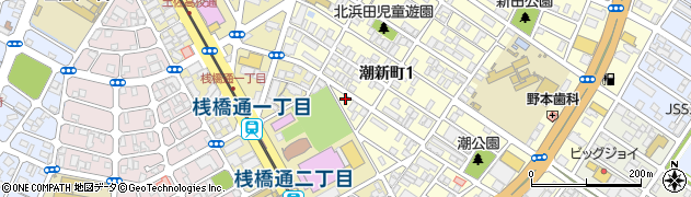 中浜田公園周辺の地図
