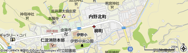 高知県吾川郡いの町柳町14周辺の地図