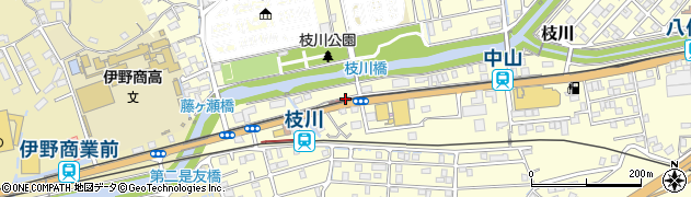 枝川駅周辺の地図