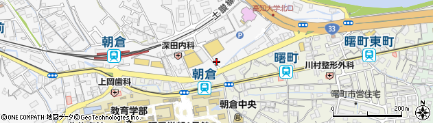 バン・クリーニング　エースワン朝倉店周辺の地図