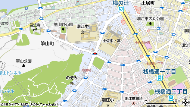 〒780-8014 高知県高知市塩屋崎町の地図