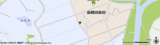 大分県宇佐市南鶴田新田361周辺の地図