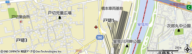 福岡県福岡市西区戸切1丁目周辺の地図