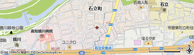 高知県高知市石立町103周辺の地図