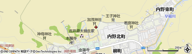 加茂公民館周辺の地図