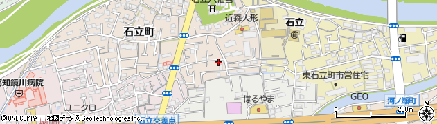高知県高知市石立町28周辺の地図