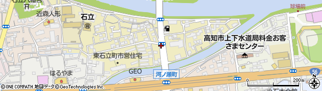 高知県高知市東石立町周辺の地図
