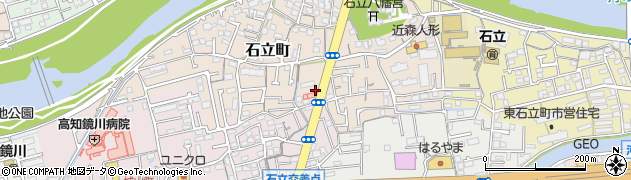 高知県高知市石立町95周辺の地図