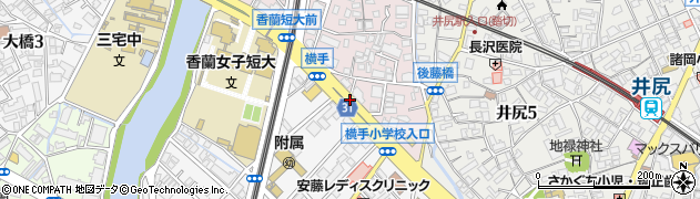 福岡県福岡市南区折立町12周辺の地図