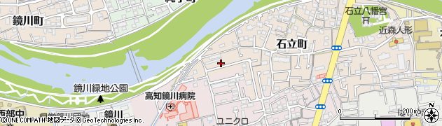 高知県高知市石立町223周辺の地図