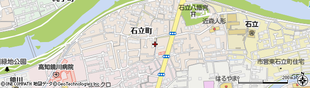 高知県高知市石立町99周辺の地図