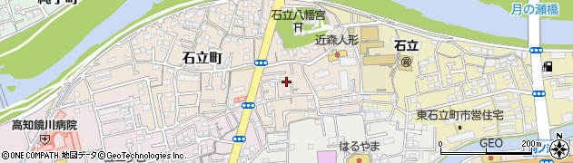 高知県高知市石立町24周辺の地図