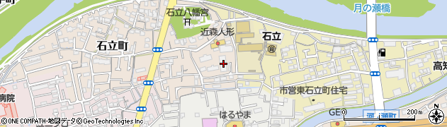 高知県高知市石立町12周辺の地図