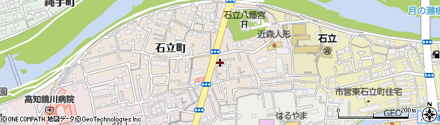 高知県高知市石立町36周辺の地図