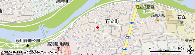 高知県高知市石立町217周辺の地図