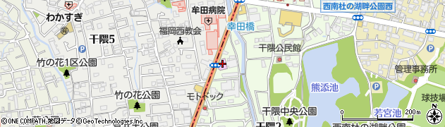 カラオケ館　福岡干隈店周辺の地図
