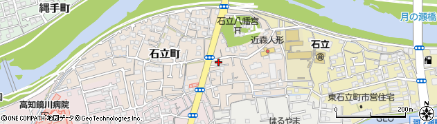 高知県高知市石立町37周辺の地図