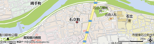 高知県高知市石立町111周辺の地図