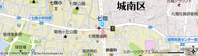 ロック福岡株式会社周辺の地図