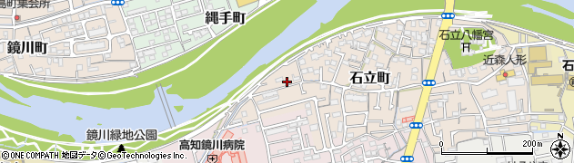 高知県高知市石立町193周辺の地図