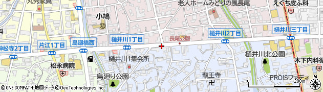 樋井川１東周辺の地図