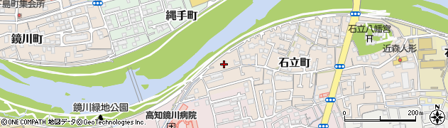 高知県高知市石立町192周辺の地図