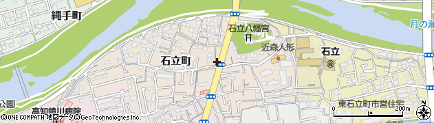 高知県高知市石立町91周辺の地図