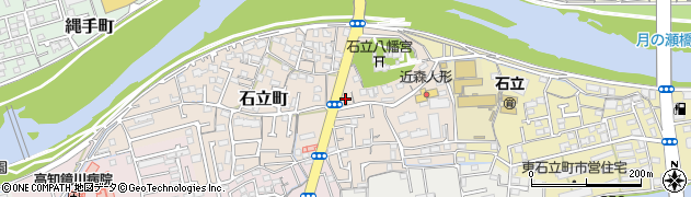 高知県高知市石立町90周辺の地図