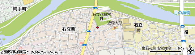 高知県高知市石立町38周辺の地図