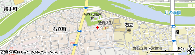 高知県高知市石立町43周辺の地図
