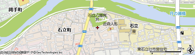 高知県高知市石立町42周辺の地図