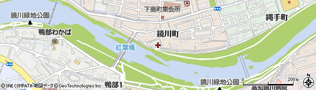 高知県高知市鏡川町78周辺の地図